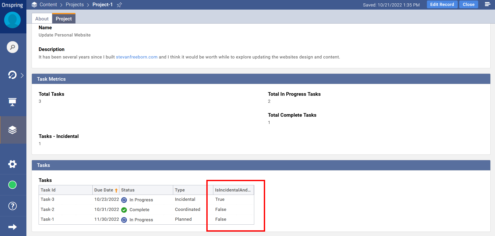 task-records-from-project-record-example